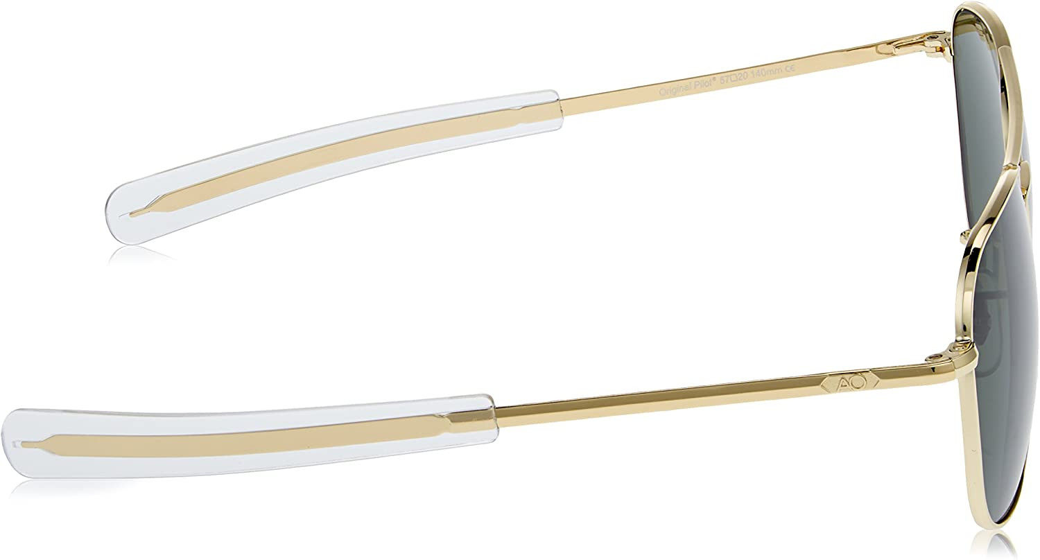 American optical pilot outlet aviator sunglasses 55mm gold