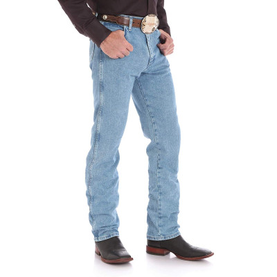 Джинсы голубые мужские Wrangler Cowboy Cut Original Fit Jean Antique Wash 13MWZAW, фото