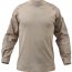 Рубашка под бронежилет Rothco Military FR NYCO Combat Shirt Desert Sand 90030 - Боевая рубашка под бронижилет Rothco Military FR NYCO Combat Shirt Desert Sand # 90030