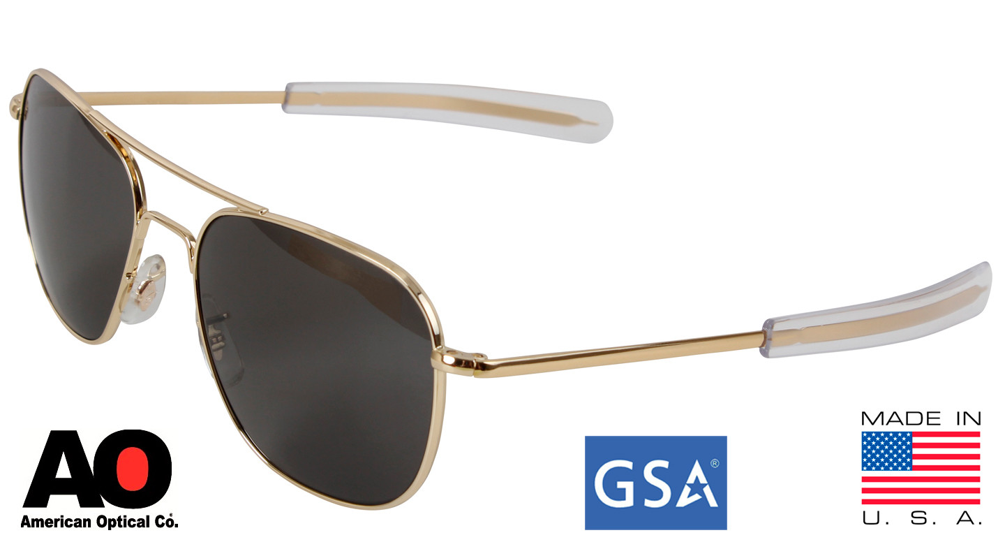 AO The ORIGINAL Pilot Sunglasses 52mm Gold Frame