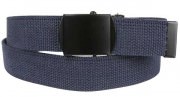 Rothco Military Web Belts w/ Black Buckle Navy Blue 4294