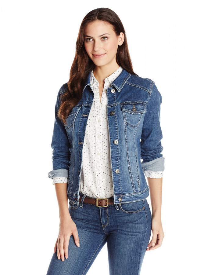 Wrangler authentics women's hot sale denim jacket