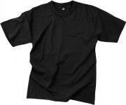 Rothco T-Shirt Poly/Cotton Black 6670