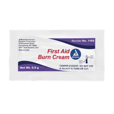 Американский крем при ожогах Dynarex First Aid Burn Cream Packet 0.9 g, фото
