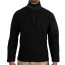 Пуловер флисовый черный Rothco Quarter Zip Fleece Pullover Black 97340 - Пуловер флисовый черный Rothco Quarter Zip Fleece Pullover Black 97340