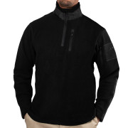 Rothco Quarter Zip Fleece Pullover Black 97340