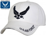Rothco Deluxe U.S. Air Force Wing Low Profile Insignia Cap White 9154
