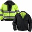 Куртка Rothco Reversible Hi-visibility Uniform Jacket - 8720 - Полицейская куртка ветровка Rothco Reversible Water Resistant Police Uniform Jacket - Black & Yellow - 8720