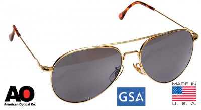 Очки American Optical General Sunglasses 58mm Gold Frame 10702, фото