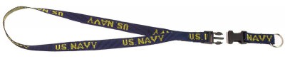 Ремешок для ключей Neck Strap Key Ring - Navy Blue (U.S. NAVY) - 2702, фото