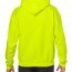Толстовка Gildan Mens Hooded Sweatshirt Safety Green - Мужская толстовка для прохладной погоды Gildan Mens Hooded Sweatshirt Safety Green