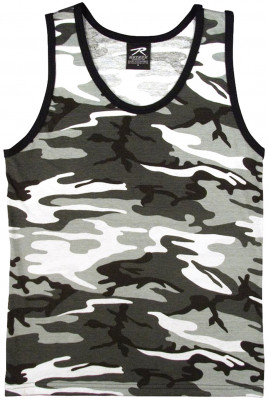 Майка городской серый камуфляж Rothco Camo Tank Top City Camo 6601, фото