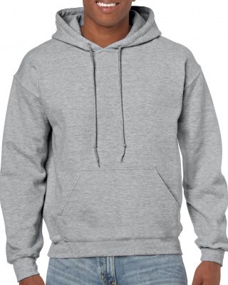 Толстовка Gildan Mens Hooded Sweatshirt Sport Grey, фото