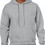 Толстовка Gildan Mens Hooded Sweatshirt Sport Grey - Мужская спортивная толстовка Gildan Mens Hooded Sweatshirt Sport Grey