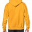 Толстовка пуловер с капюшоном золотая Gildan Mens Hooded Sweatshirt Gold - Теплая мужская толстовка с капюшоном Gildan Mens Hooded Sweatshirt Sport Gold
