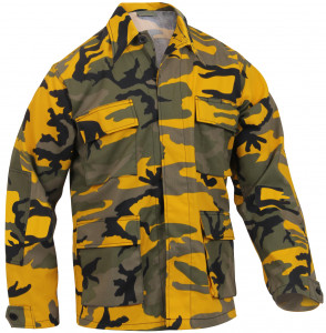 Rothco BDU Shirt Stinger Yellow Camo 8870
