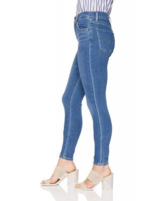Женские супероблегающие джинсы с высокой посадкой Levi's 720 High Rise Super Skinny Jeans Blue Bird 527970009, фото