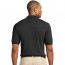 Хлопковая мужская черная классическая футболка поло Port Authority Men's Pique Knit Polo Black - Хлопковая мужская черная классическая футболка поло Port Authority Men's Pique Knit Polo Black