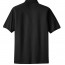 Хлопковая мужская черная классическая футболка поло Port Authority Men's Pique Knit Polo Black - Хлопковая мужская черная классическая футболка поло Port Authority Men's Pique Knit Polo Black