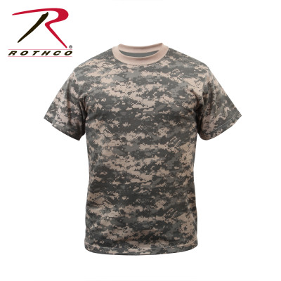 Футболка детская армейский цифровой камуфляж Rothco Kids Camo T-Shirt ACU Digital 6773, фото