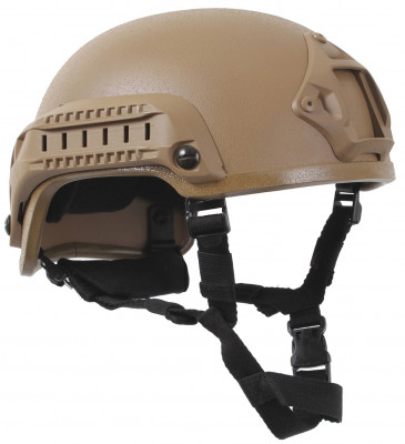 Реплика военного шлема Rothco MICH-2001 PJ Style Airsoft Helmet Coyote 1894 , фото