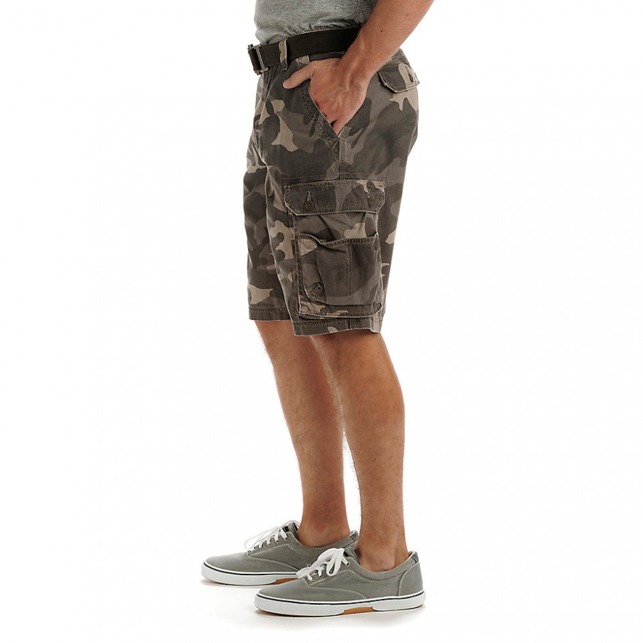 Lee dungarees camo cargo shorts top