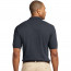 Хлопковая мужская темно-синяя классическая футболка поло Port Authority Men's Pique Knit Polo Classic Navy - Хлопковая мужская темно-синяя классическая футболка поло Port Authority Men's Pique Knit Polo Classic Navy