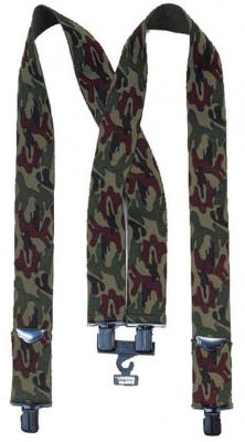 Подтяжки военные лесной камуфляж Rothco Pants Suspenders Woodland Camo 4194, фото