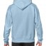 Толстовка Gildan Mens Hooded Sweatshirt Light Blue - Голубая толстовка с капюшоном Gildan Mens Hooded Sweatshirt Indigo Light Blue