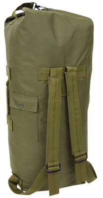 Вещевой мешок Даффл армейский оливковый Rothco G.I. Type Enhanced Double Strap Duffle Bag Olive Drab 2484, фото