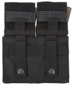 Rothco MOLLE Double M16 Pouch w/ Insert Black 50115 