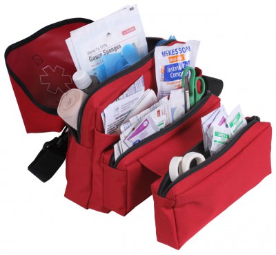 Красная медицинская полевая сумка для медицинских инструментов Rothco EMS Medical Field Kit Red 2843, фото