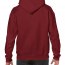 Толстовка Gildan Mens Hooded Sweatshirt Garnet - Спортивная мужская толстовка с капюшоном Gildan Mens Hooded Sweatshirt Garnet