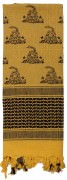 Rothco Don't Tread On Me Shemagh Scarf Desert Sand 88528