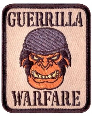 Rothco Airsoft Morale Velcro Patch - Guerrilla Warfare # 73195, фото