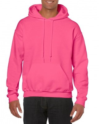 Толстовка Gildan Mens Hooded Sweatshirt Safety Pink, фото