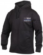 Rothco Thin Blue Line Concealed Carry Hoodie Black 52071