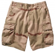 Rothco Vintage Paratrooper Cargo Shorts Tri-Color Desert Camo 2150