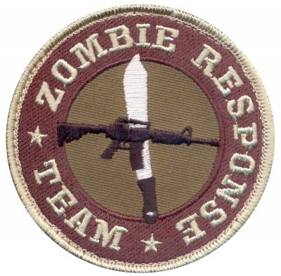 Патч страйкбольный "Zombie Response Team" Rothco Velcro Color Patch "Zombie Response Team" 72195, фото