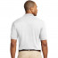 Хлопковая мужская белая классическая футболка поло Port Authority Men's Pique Knit Polo White - Хлопковая мужская белая классическая футболка поло Port Authority Men's Pique Knit Polo White
