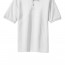 Хлопковая мужская белая классическая футболка поло Port Authority Men's Pique Knit Polo White - Хлопковая мужская белая классическая футболка поло Port Authority Men's Pique Knit Polo White
