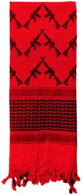 Арафатка Rothco Crossed Rifles Shemagh Tactical Scarf Red - 8737, фото
