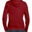 Толстовка Gildan Women's Heavy Blend Full-Zip Hooded Sweatshirt Cardinal Red - Женская однотонная толстовка на молнии Gildan Women's Heavy Blend Full-Zip Hooded Sweatshirt Cardinal Red