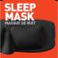 Маска для сна черная американская McNETT® Outgo™ Z-Mask™ Sleep Shield Black 9417 - Маска для сна черная американская McNETT® Outgo™ Z-Mask™ Sleep Shield Black 9417