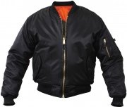 Rothco MA-1 Flight Jacket Black 7324