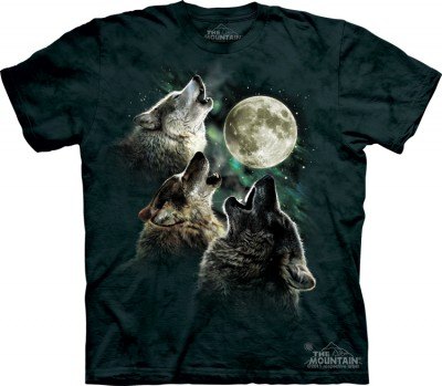 Футболка The Mountain - Three Wolf Moon, фото
