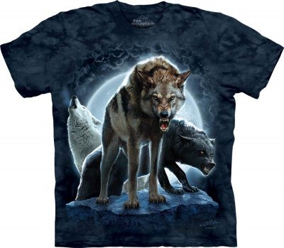 Футболка The Mountain T-Shirt Bad Moon Wolves 104859, фото