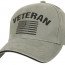 Бейсболка оливковая с флагом США и надписью "ВЕТЕРАН" Rothco Vintage Veteran Low Pro Cap 3599 - Бейсболка ветерана США Rothco Vintage Veteran Low Pro Cap 3599