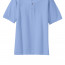 Хлопковая мужская светло-голубая классическая футболка поло Port Authority Men's Pique Knit Polo Light Blue - Хлопковая мужская светло-голубая классическая футболка поло Port Authority Men's Pique Knit Polo Light Blue