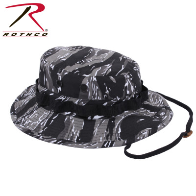 Американская панама городской серый тигровый камуфляж Rothco Boonie Hat Urban Tiger Stripe Camo 5540, фото